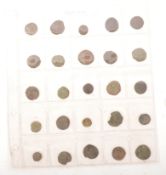 COLLECTION OF 25 ROMAN COPPER COINS