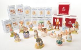 ROYAL ALBERT - BEATRIX POTTER - COLLECTION OF PORCELAIN FIGURES