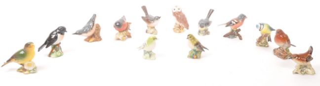 BESWICK - COLLECTION OF PORCELAIN CHINA BIRD FIGURINES