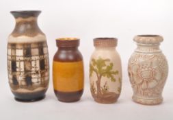 COLLECTION OF MID CENTURY WEST GERMAN VASES
