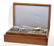20TH CENTURY SILVER PLATED CANTEEN OF CUTLERY
