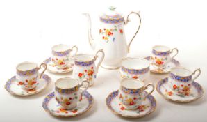 ROYAL ALBERT CROWN CHINA - 1930S CHINTZ PART TEA / COFFEE SERVICE