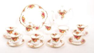 ROYAL ALBERT - OLD COUNTRY ROSES - PROCELAIN COFFEE SET