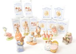 ROYAL ALBERT - BEATRIX POTTER - TEN PORCELAIN CHINA FIGURES