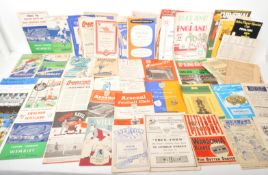 COLLECTION OF FOOTBALL MATCH PROGRAMMES FROM 1940S ONWARDS