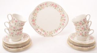 ROYAL DOULTON - WOODLAND ROSE - VINTAGE 20TH CENTURY TEA SET