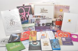 COLLECTION OF COMMEMORATIVE ROYAL MAIL COINS PACK & STAMPS