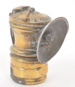 1920S USA AUTOLITE UNIVERSAL LAMP CO. BRASS MINERS LAMP