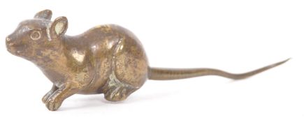 EARLY 20TH CENTURY BRONZE BERGMAN MANNER MOUSE