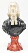 19TH CENTURY STAFFORDSHIRE PEARLWARE JOHN WESLEY BUST