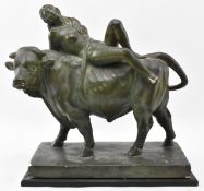 L. SOMMERS AMITH ARWA - ART NOUVEAU BRONZED PLASTER SCULPTURE