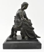 DUCHOISSELLE - FRENCH 19TH CENTURY BRONZE FIGURINE