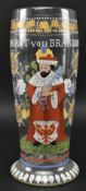 19TH CENTURY ENAMEL GERMAN GLASS BRANDENBURG TANKARD