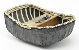 1957 MODEL CORACLE BOAT PRESENTED TO MEGAN LLOYD GEORGE