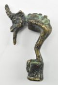 UNUSUAL ROMAN STYLE GROTESQUE DEMONIC BRONZE SEAL STAMP