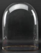 EARLY 20TH CENTURY GLASS GOME WITH ORIGINAL BASE