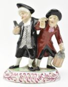 19TH CENTURY STAFFORDSHIRE POTTERY THE PARSON AND CLERK