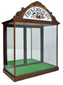 FRY'S CHOCOLATE - EDWARDIAN ADVERTISING SHOP DISPLAY CABINET
