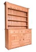 20TH CENTURY PINE COUNTRY FARMHOUSE WELSH DRESSER