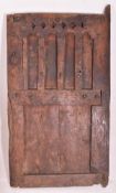 LARGE MOROCCAN AFRICAN CARVED WOOD DOOR