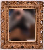 19TH CENTURY FRENCH MANNER GILT GESSO WALL MIRROR