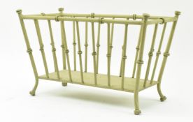 EARLY 20TH CENTURY PAINTED WROUGHT IRON WINDOW PLANTER