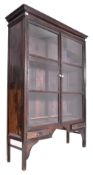 LARGE CHINESE 19TH CENTURY HARDWOOD DISPLAY CABINET