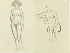 ERIC GILL (B.1882-1940) - PAIR OF FRAMED NUDES