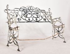 VICTORIAN COALBROOKEDALE CAST IRON GARDEN BENCH