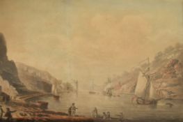 NICHOLAS POCOCK (1740-1821) - HOTWELLS AND ST. VINCENT'S ROCKS