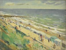 ROBERT DUCKWORTH GREENHAM (1906-1976) - OIL ON BOARD LANDSCAPE