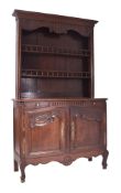 19TH CENTURY FRENCH PROVINCIAL CARVED OAK DRESSER