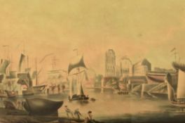 NICHOLAS POCOCK (1740-1821) - ST MARY, REFCLIFFE FROM SEA BANKS
