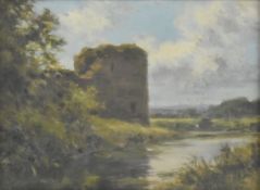 RICHARD SEBASTIAN BOND (1808-1886) - OIL ON CANVAS RIVER SCENE