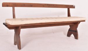 VICTORIAN PINE WOOD CHURCH / HALL PEW BENCH