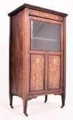EARLY 20TH CENTURY EDWARDIAN ROSEWOOD MUSIC CABINET