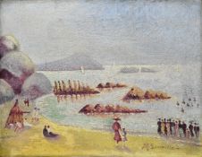 AFTER MAURICE LEMAITRE (1926-2018) - OIL ON CANVAS PAINTING