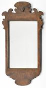 18TH CENTURY GEORGE III WALNUT PIER MIRROR