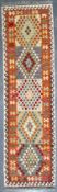 CONTEMPORARY ANATOLIAN TURKISH KILIM FLOOR RUNNER RUG
