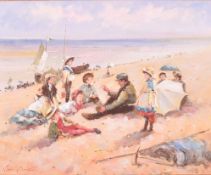 VLADIMIR PETROV - MID CENTURY IMPRESSIONIST STYLE OIL PAINTING