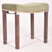 GEORGE VI CIRCA 1937 LIMED OAK CORONATION MAPLE & CO STOOL