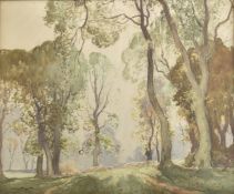 WILLIAM HOGGATT (1879-1961) - WATERCOLOUR & INK ON PAPER PAINTING
