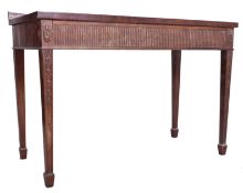 ADAMS REVIVAL 19TH CENTURY MAHOGANY SERVING TABLE