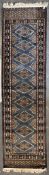 VINTAGE LATE 20TH CENTURY PERSIAN ISLAMIC HAND KNITTED RUNNER