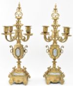 PAIR OF FRENCH LOUIS XVI STYLE 19TH CENTURY CANDELABRAS