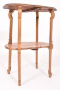 19TH CENTURY STENCIL DECORATED ETAGERE / WHATNOT