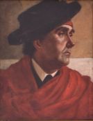 BELIEVED ITALIAN EARLY 20TH CENTURY C. 1900 OIL ON CANVAS PORTRAIT