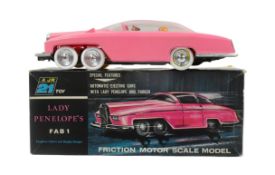 VINTAGE THUNDERBIRDS LADY PENELOPE FAB 1 FRICTION MOTOR CAR