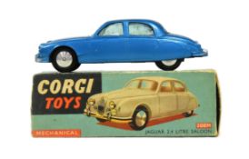 DIECAST - CORGI TOYS MECHANICAL JAGUAR 2.4 LITRE SALOON