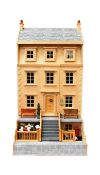DOLLS HOUSE - SCRATCH BUILT WOODEN DOLLS HOUSE
